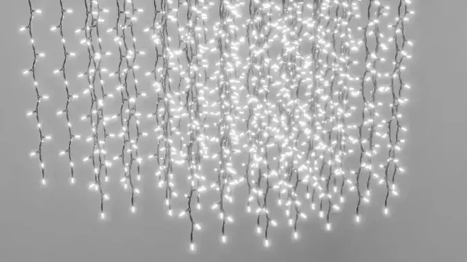 Lights light installation with hanging from ceiling