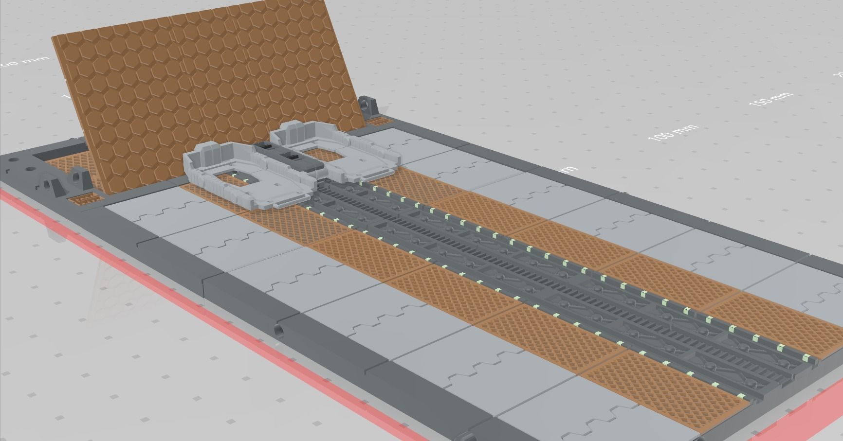 -MHB03F- Mecha Hangar Bay 03 Launcher Fixture 3D print model_10
