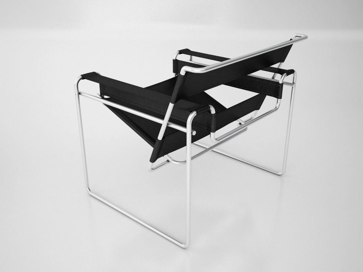 Knoll Wassily Chair 01 free 3D model CGTrader
