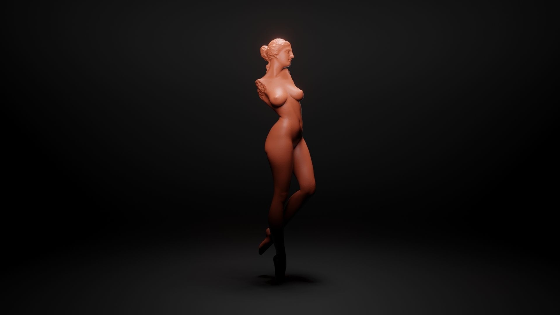 Antique woman 2 3D print model_7