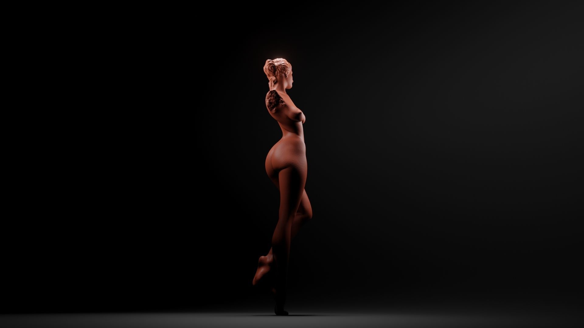 Antique woman 2 3D print model_13