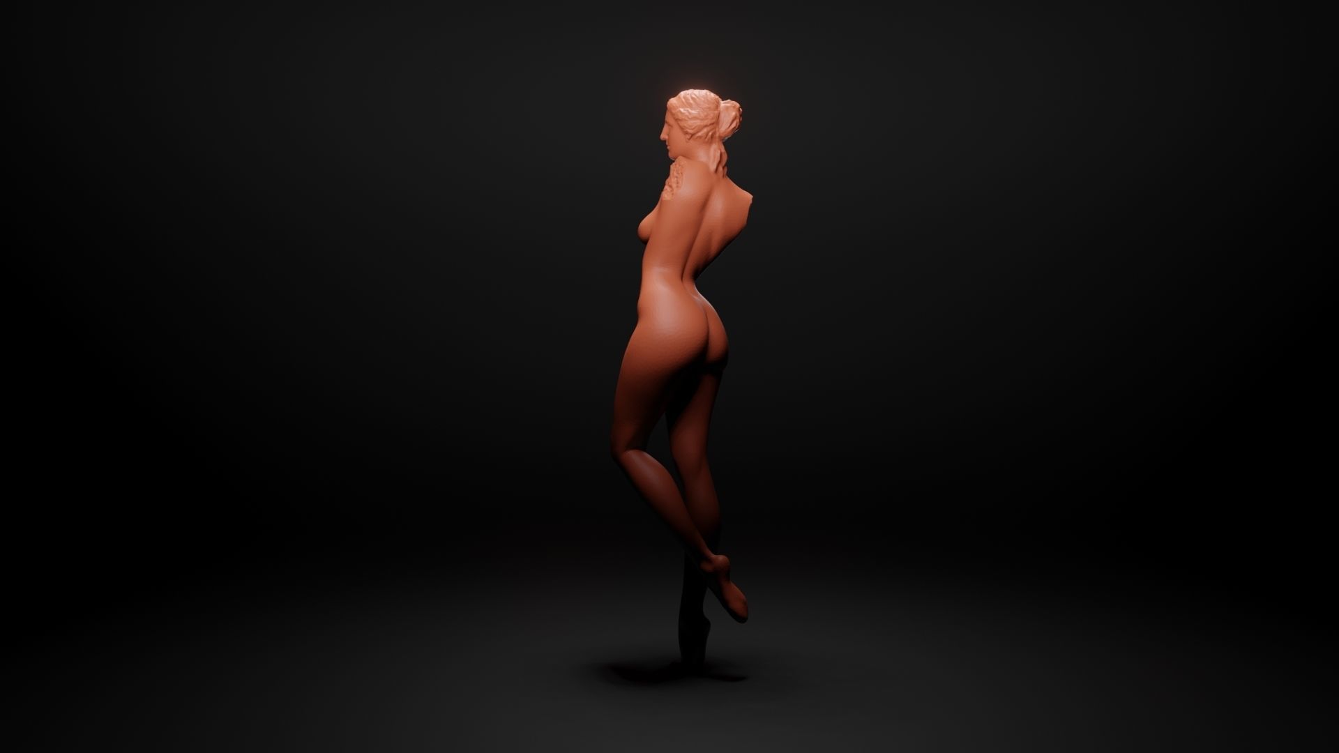 Antique woman 2 3D print model_1