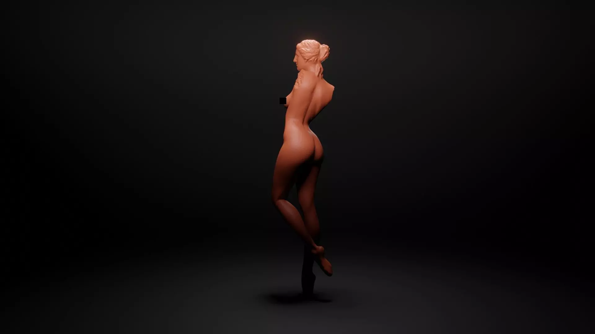 Antique woman 2 3D print model_0