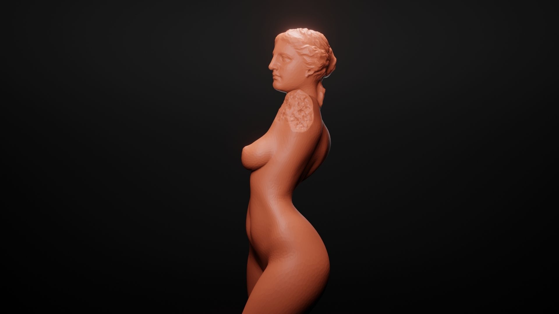 Antique woman 2 3D print model_14