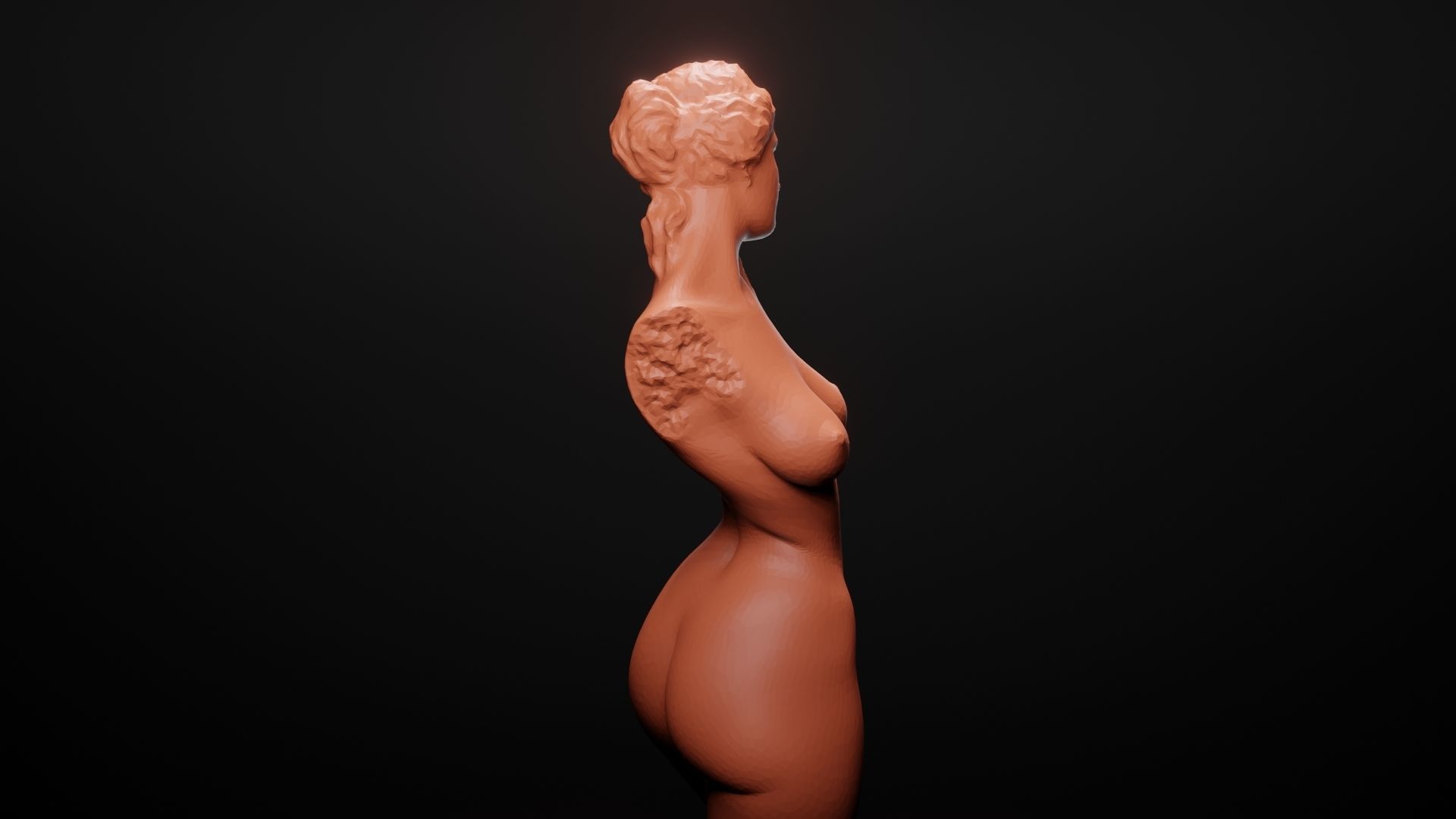 Antique woman 2 3D print model_15