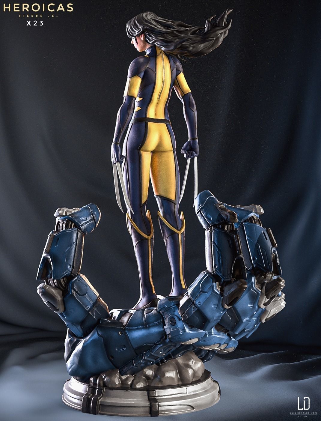Heroicas - Figure 2 - X23 - 3D print model 3D print model_22