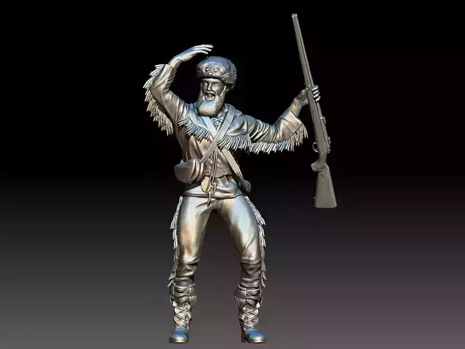 West Virginia University Mountaineer Mascot  3D print model