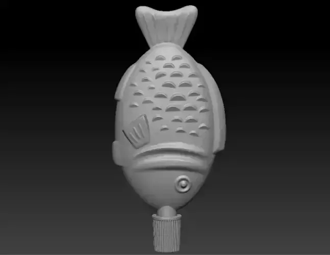 Fish bottle 3D print model