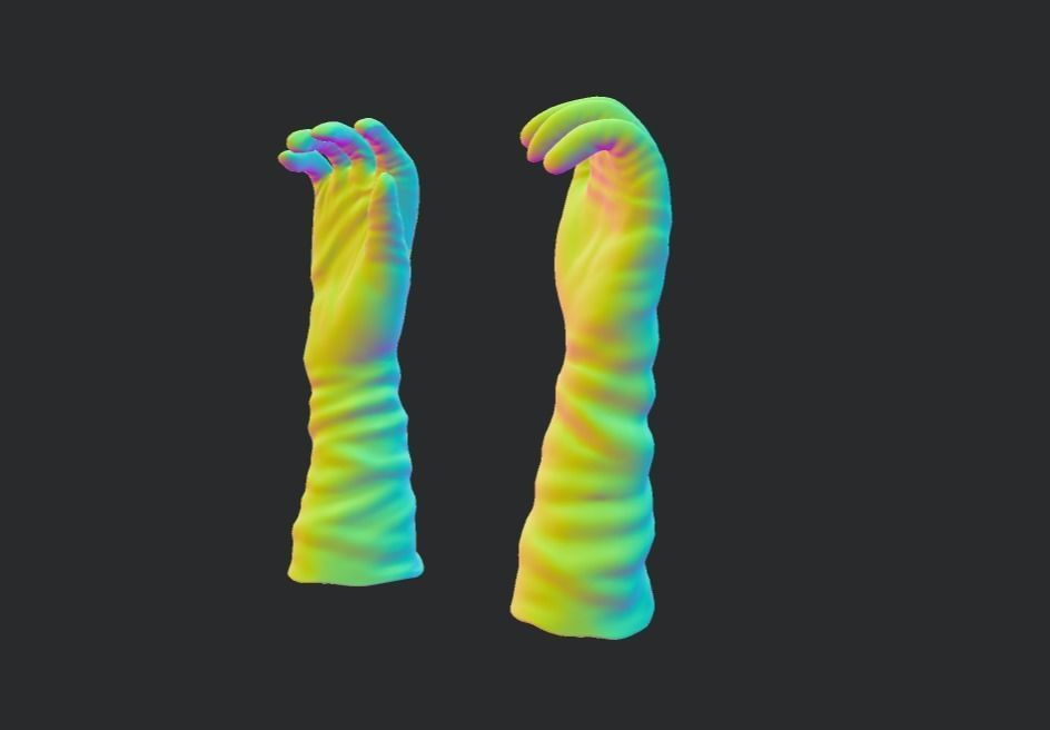 Gloves 3D model_3
