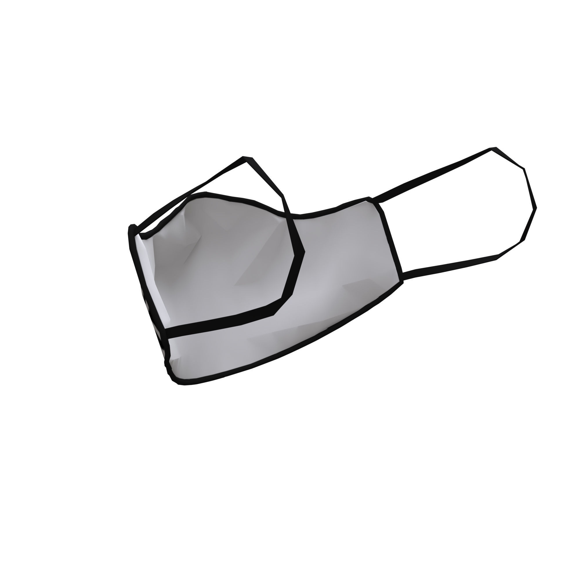 3d protection mask 3D model_2