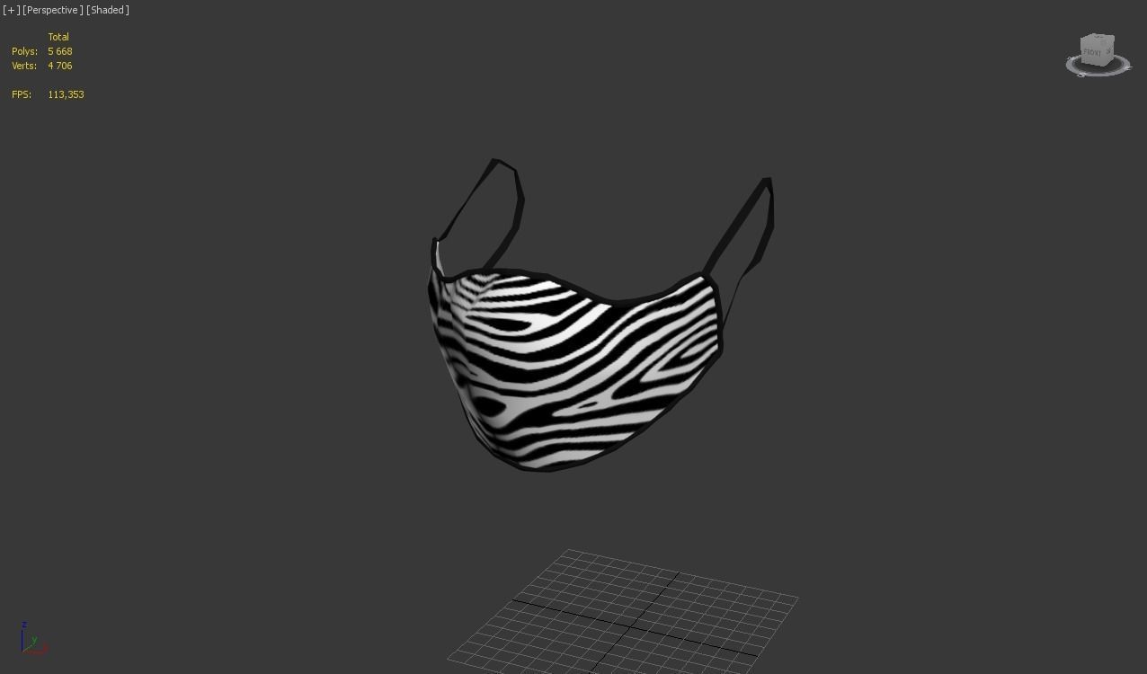 3d protection mask 3D model_8