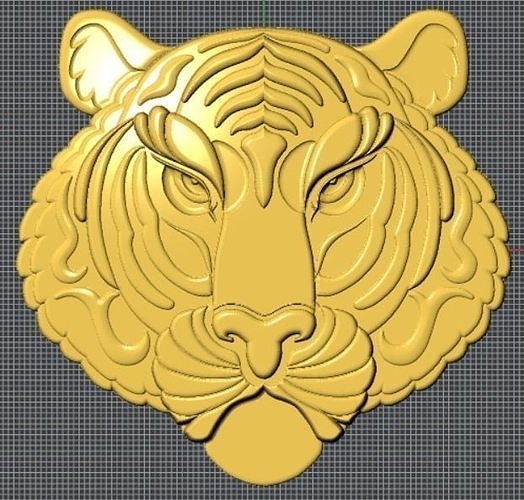 tiger pentent 3D model
