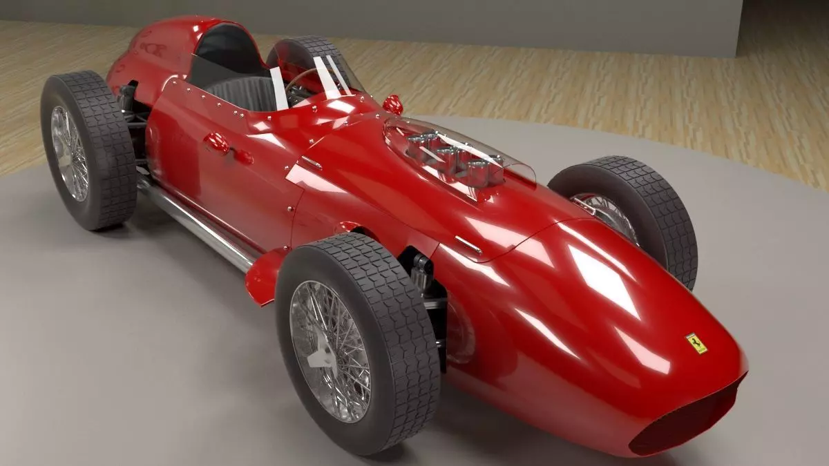 Ferrari 256 F1 1959 3D model_0