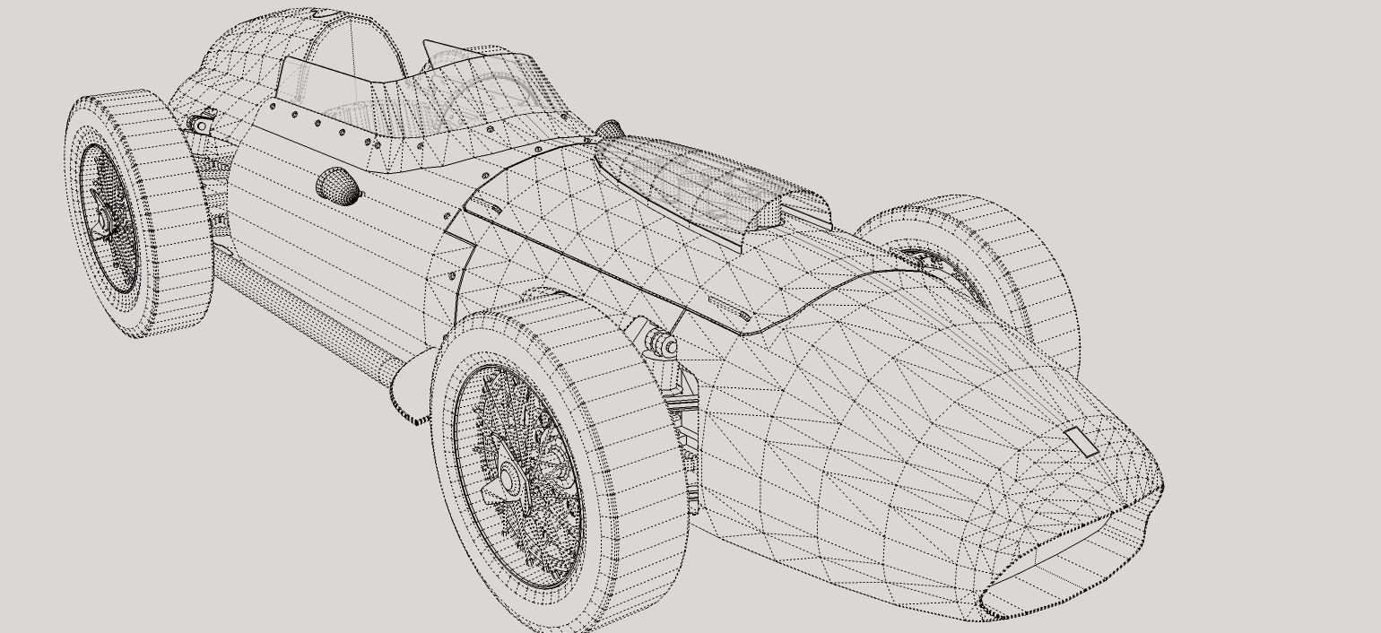 Ferrari 256 F1 1959 3D model_22