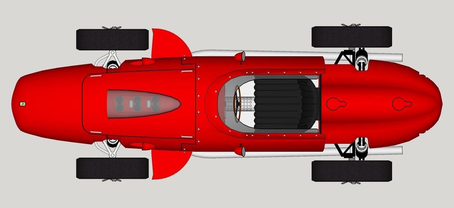 Ferrari 256 F1 1959 3D model_19