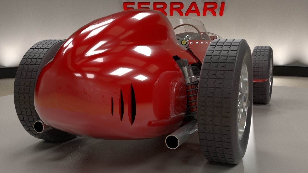 Ferrari 256 F1 1959 3D model_4