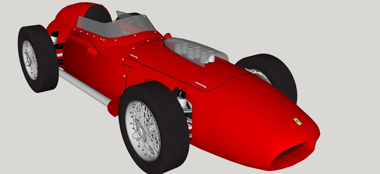 Ferrari 256 F1 1959 3D model_20