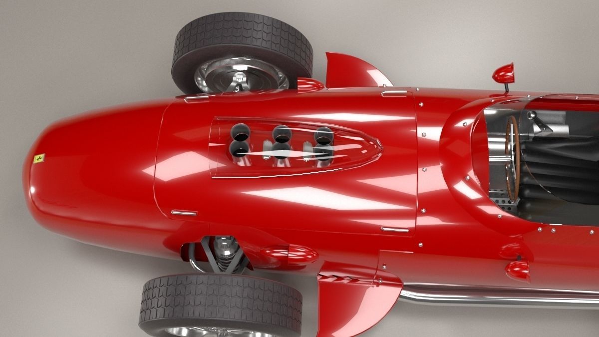 Ferrari 256 F1 1959 3D model_8