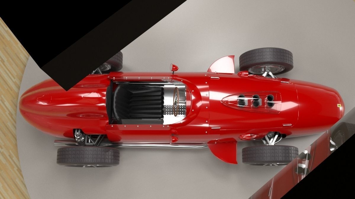 Ferrari 256 F1 1959 3D model_5