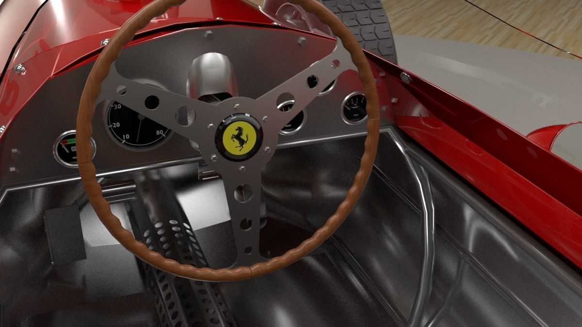 Ferrari 256 F1 1959 3D model_6