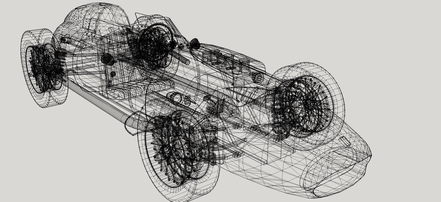 Ferrari 256 F1 1959 3D model_23