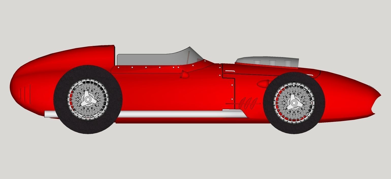 Ferrari 256 F1 1959 3D model_18