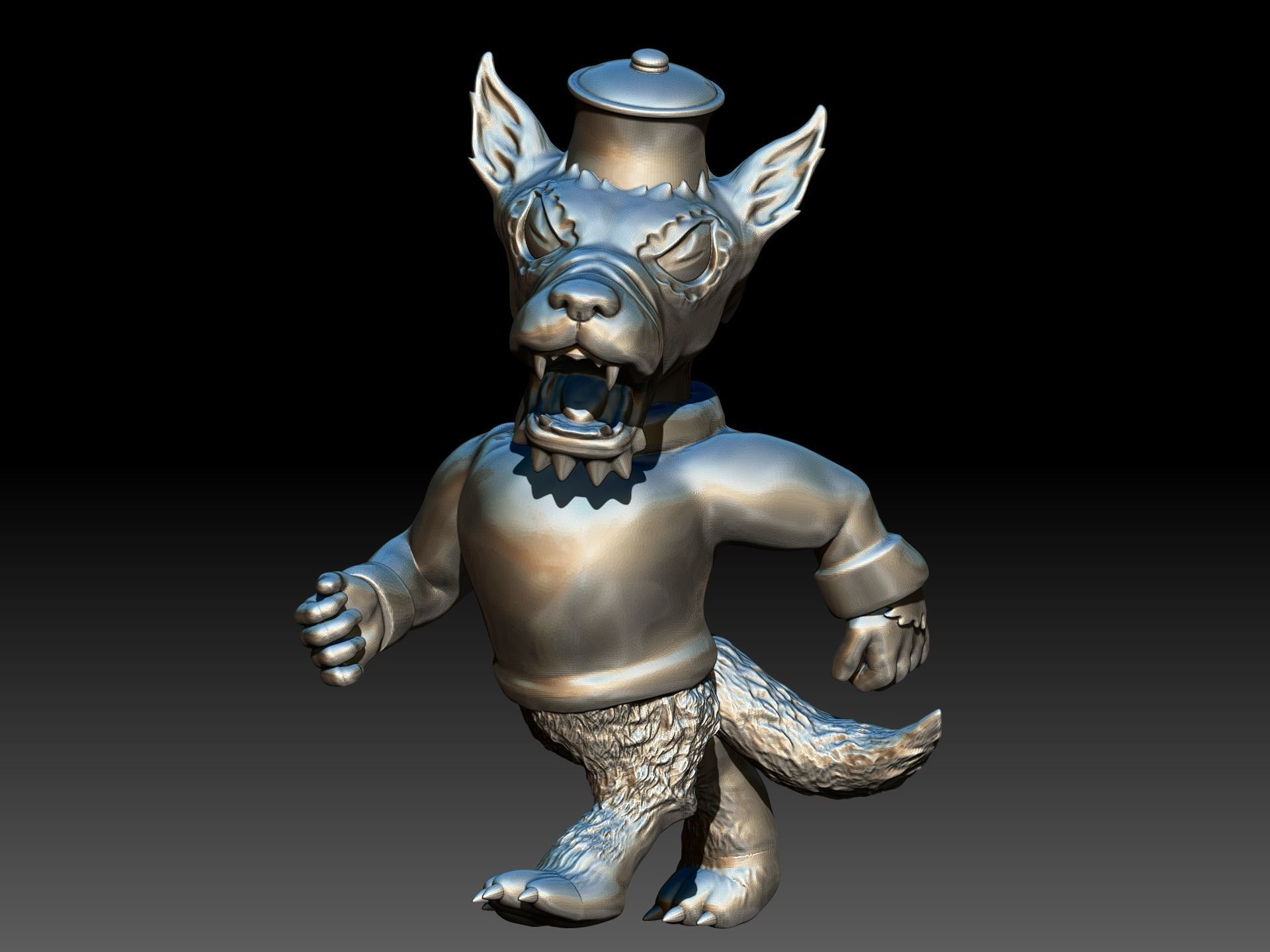 nc state university mascot 3D print model_1