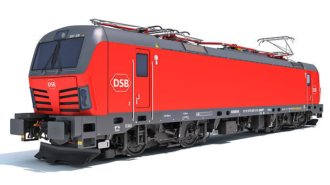 Siemens Vectron Danish Railways DSB 3D model