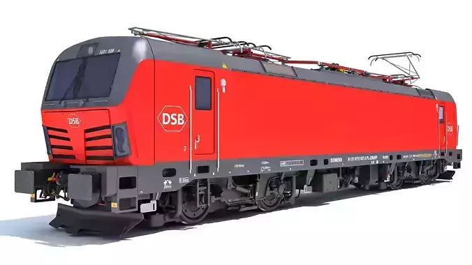 Siemens Vectron Danish Railways DSB 3D model