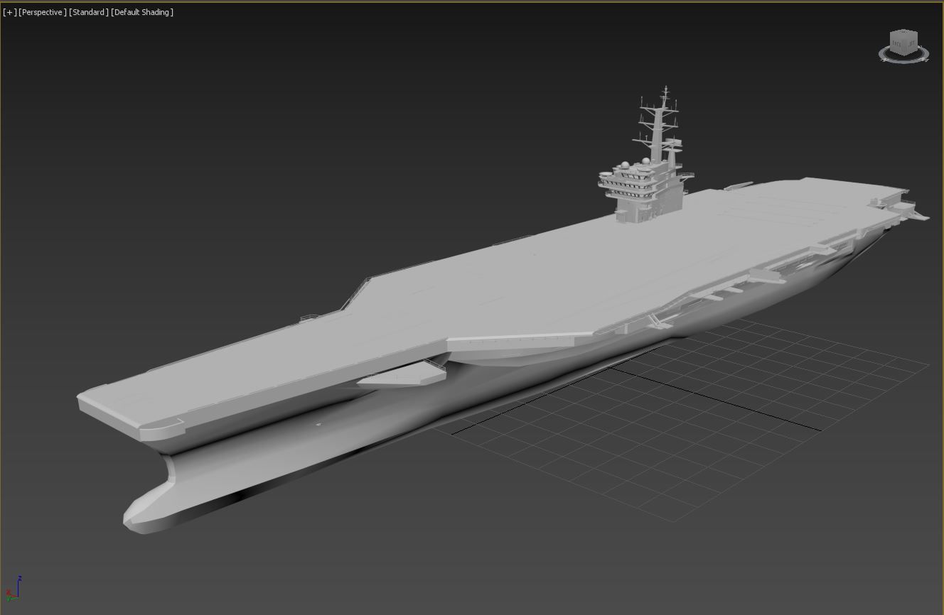 Aircraft Carrier 3D model_15