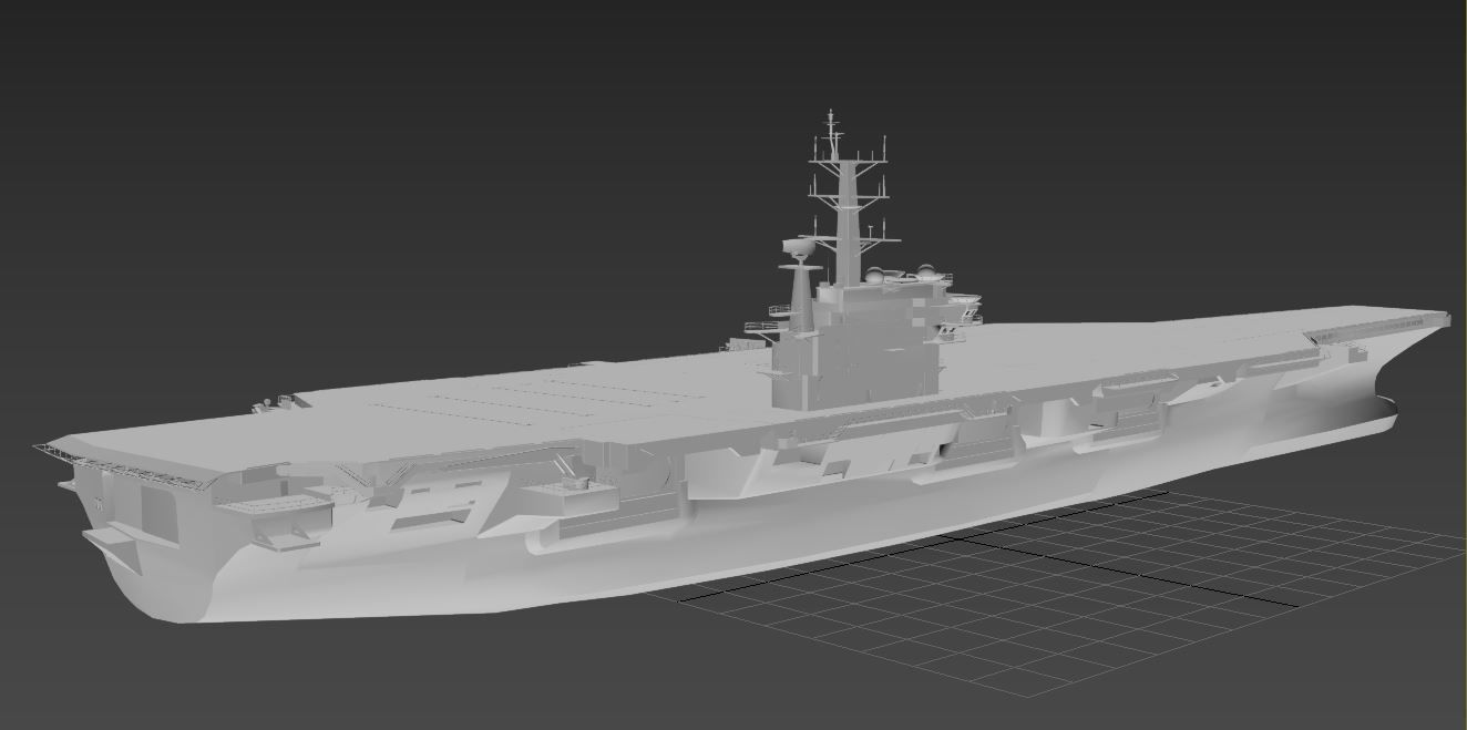 Aircraft Carrier 3D model_16