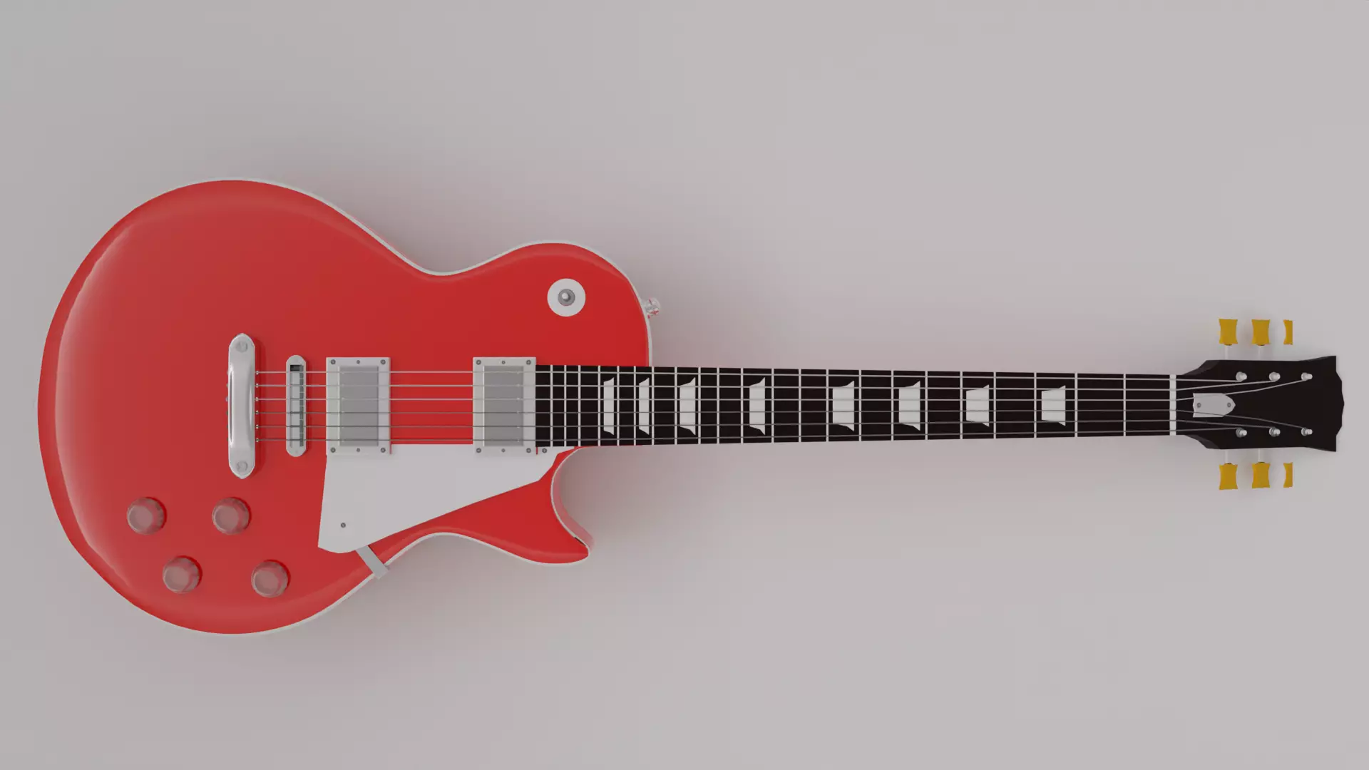 Guitar Model Les Paul 3D model
