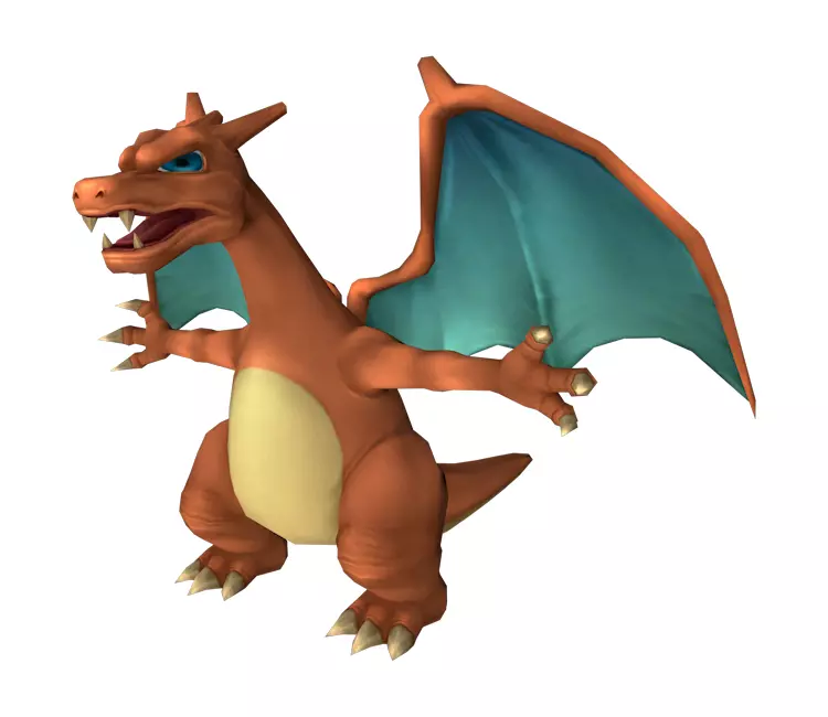 pokemon dragon Charizard 3D model_0
