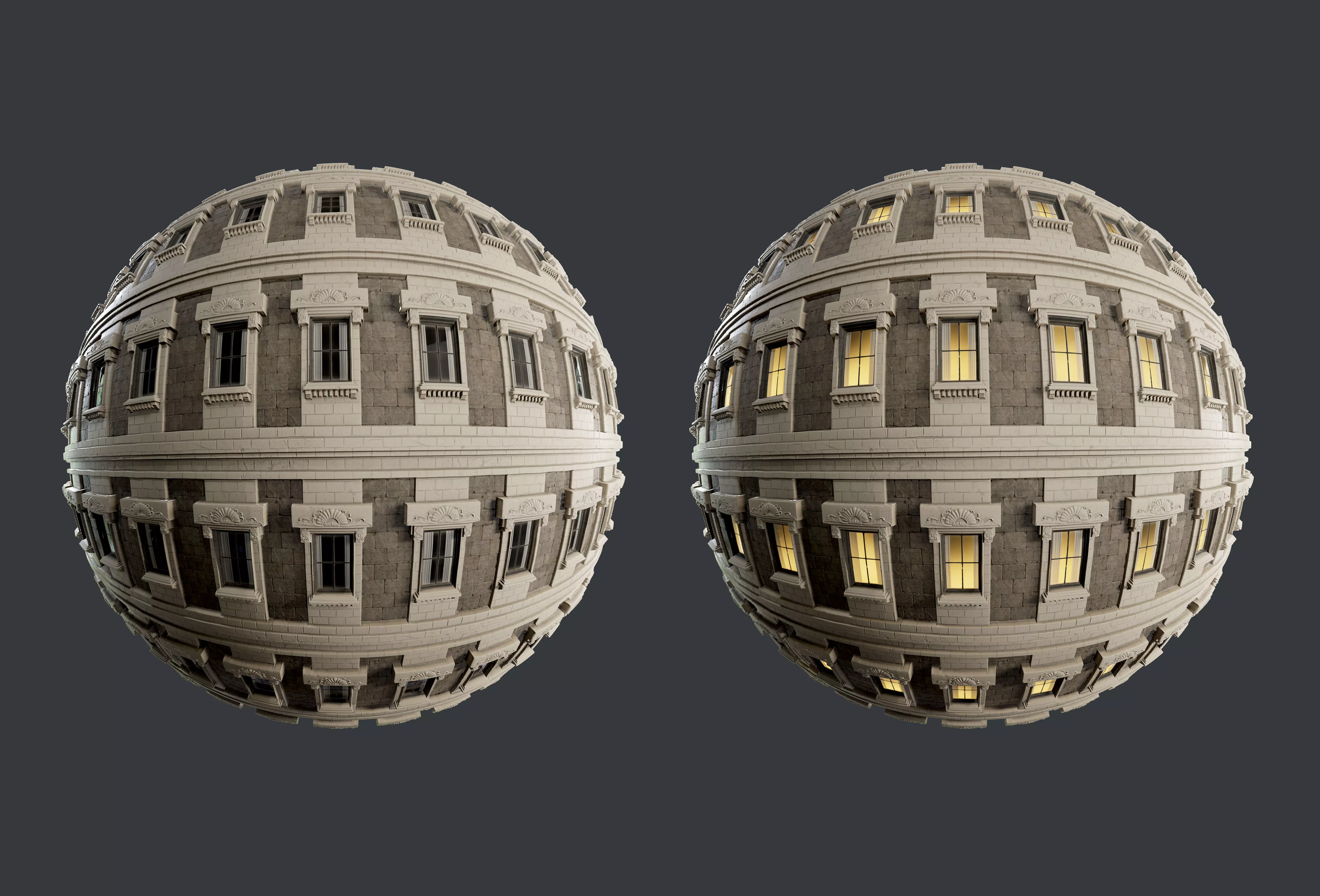 Building Facade Seamless PBR Texture 08 Texture_1