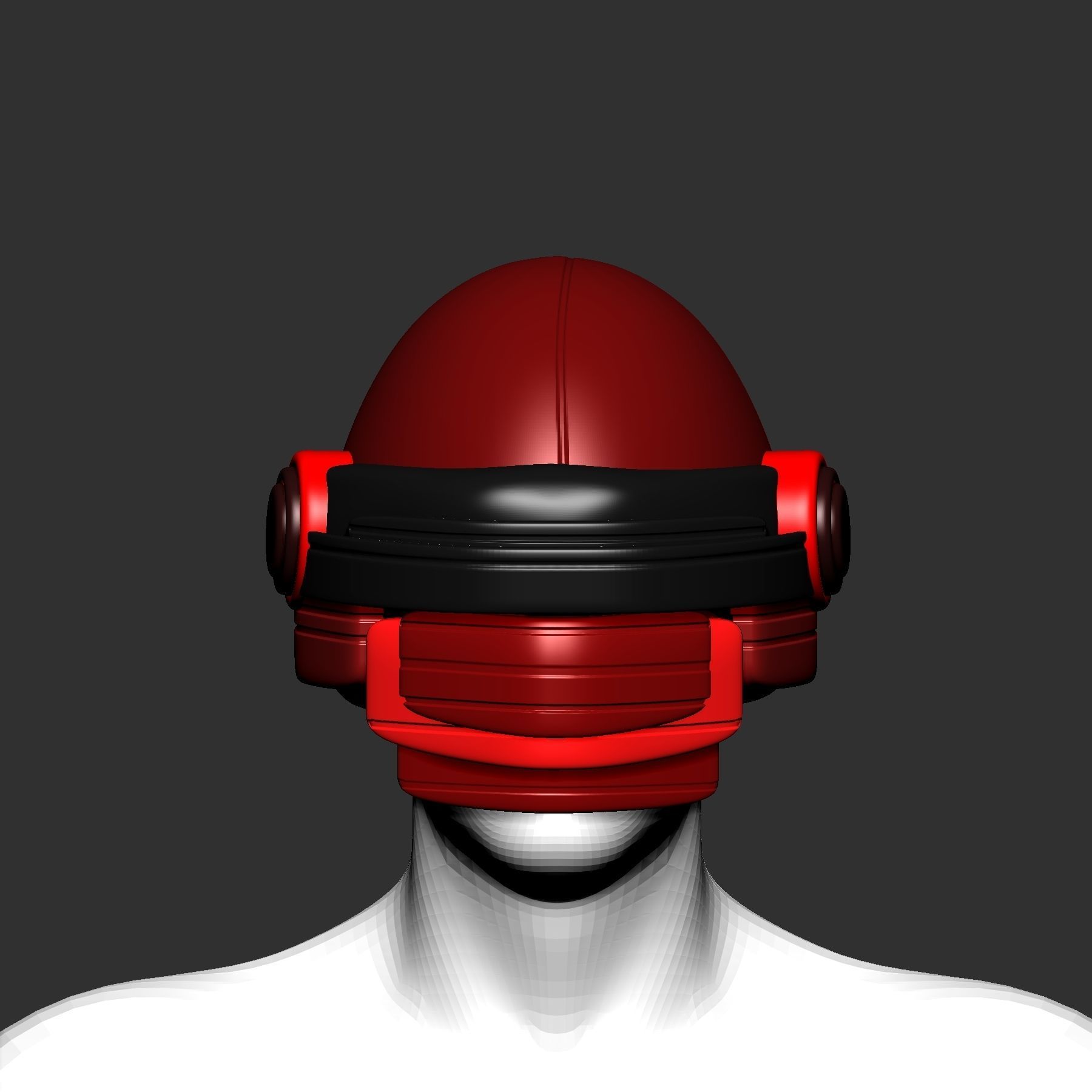 helmet high poly sculpt 3d printable ver 7 3D model 3D model_1
