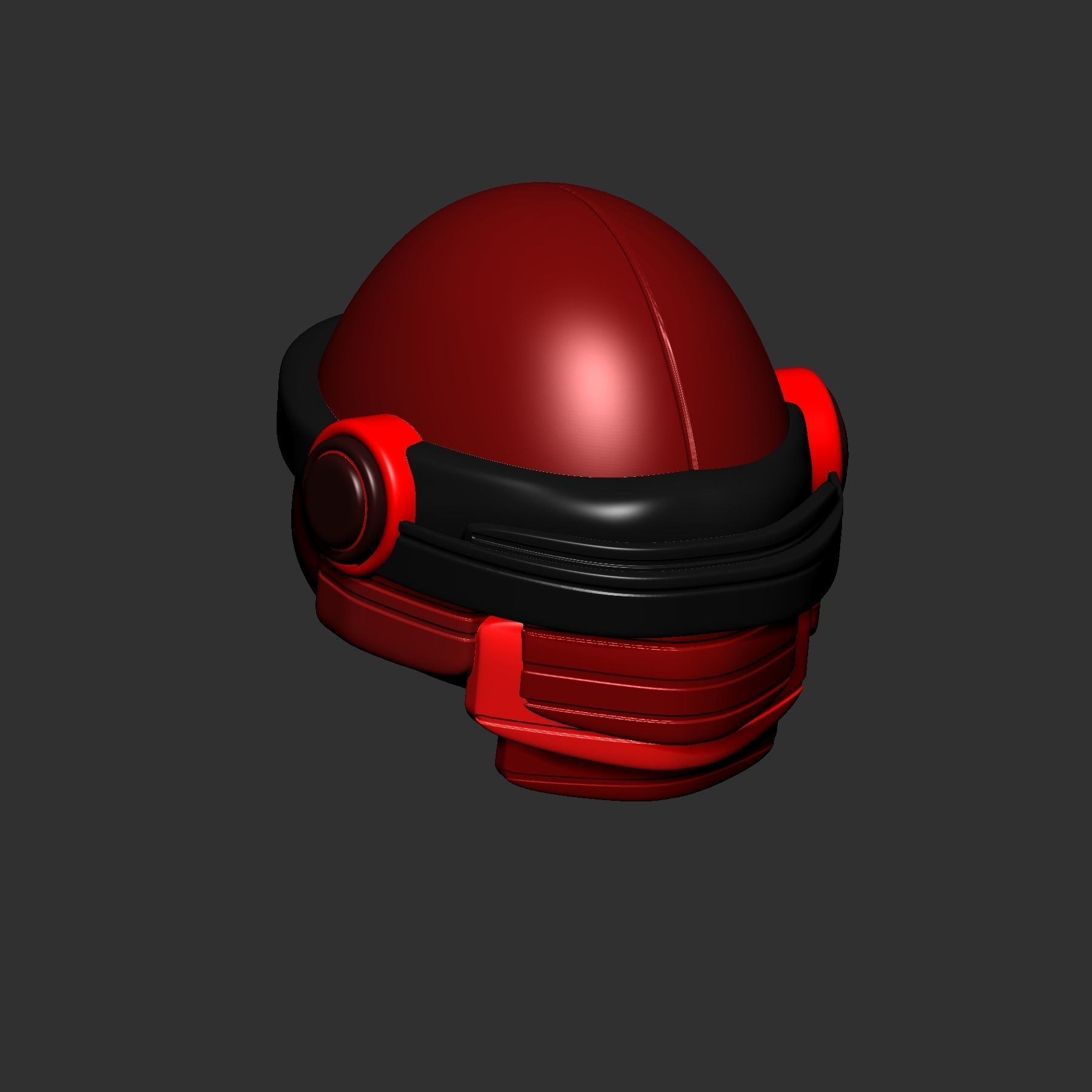 helmet high poly sculpt 3d printable ver 7 3D model 3D model_5