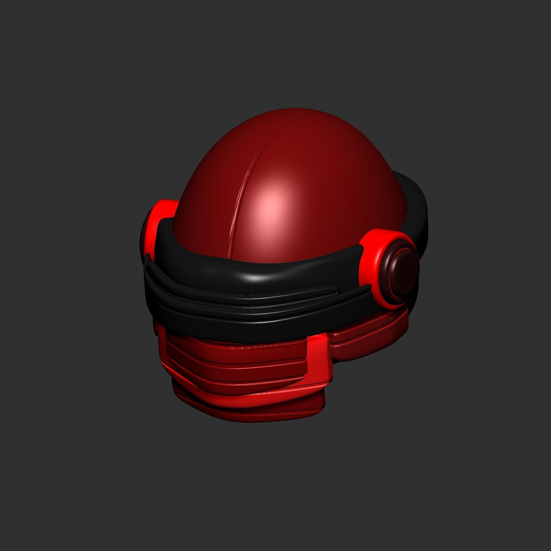 helmet high poly sculpt 3d printable ver 7 3D model 3D model_4