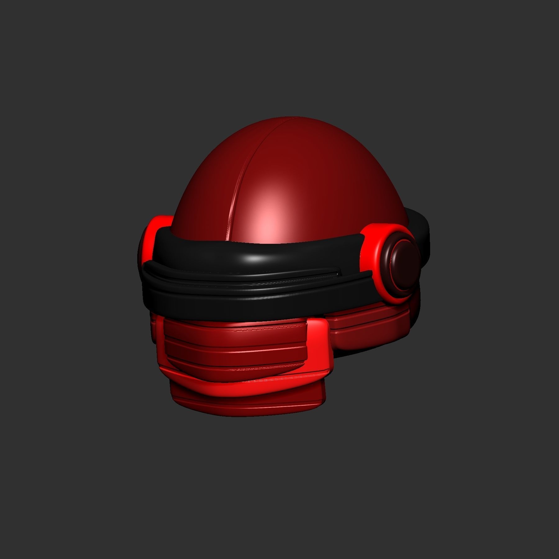helmet high poly sculpt 3d printable ver 7 3D model 3D model_3