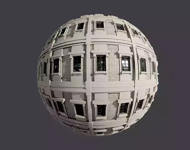 Building Facade Seamless PBR Texture 23