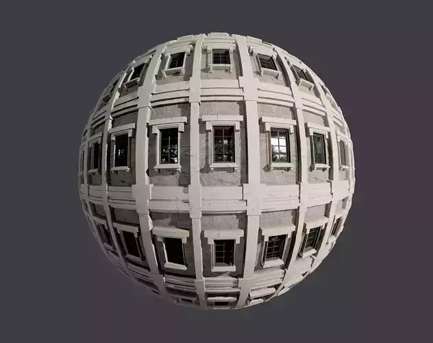 Building Facade Seamless PBR Texture 25