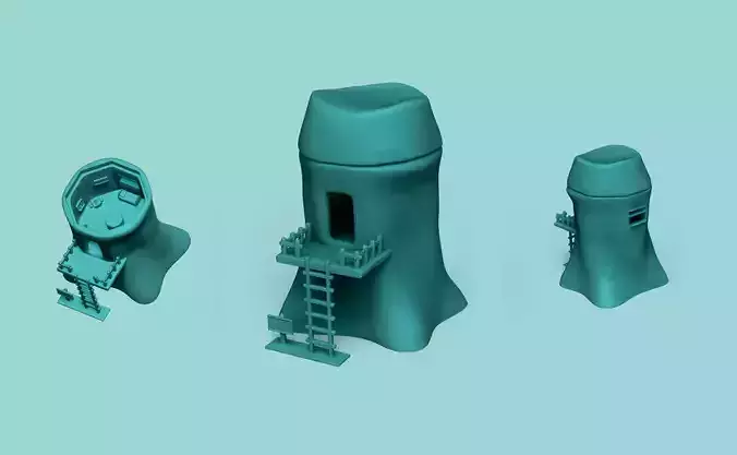 Link Tree House - Zelda Ocarina of Time 3D print model