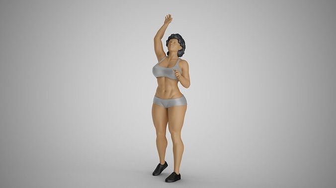 Volleyball Girl 4 3D print model