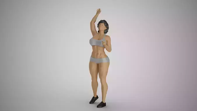 Volleyball Girl 4 3D print model