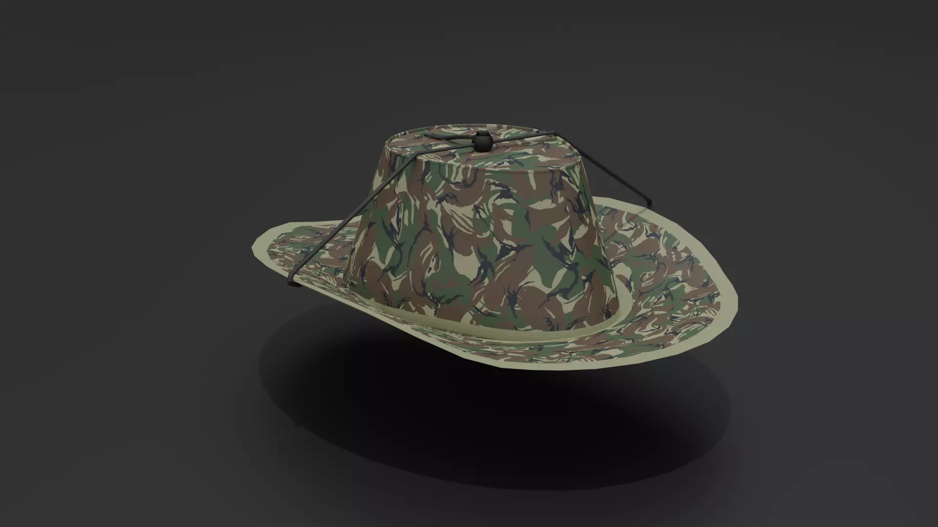 Cowboy Hat Free low-poly 3D model_0