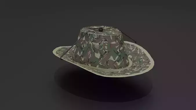 Cowboy Hat Free low-poly 3D model