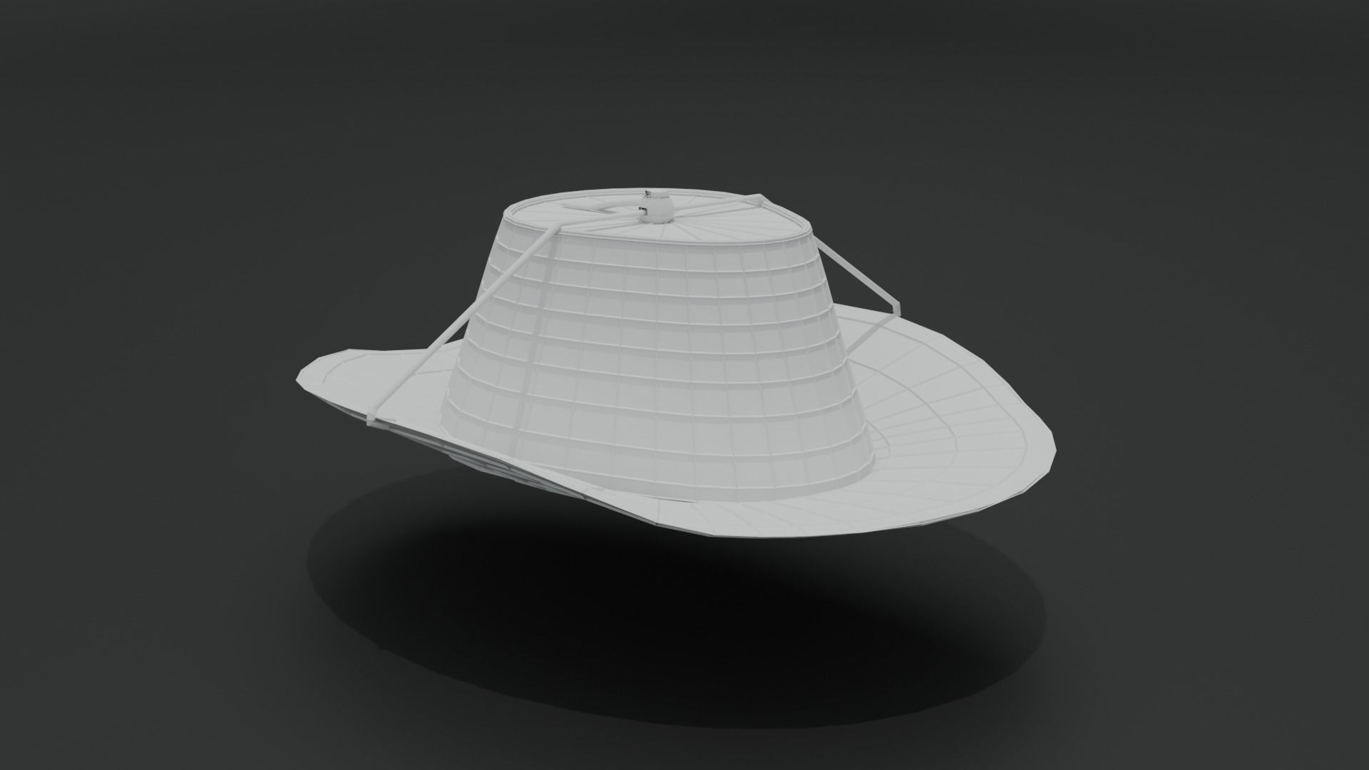 Cowboy Hat Free low-poly 3D model_4