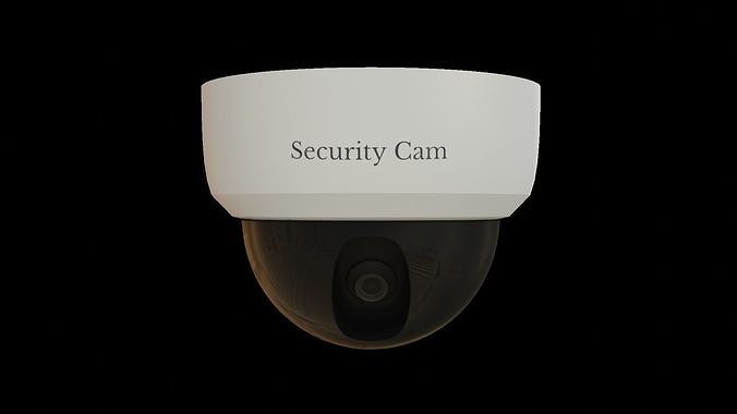 Security Camera 3D model Low-poly 3D model