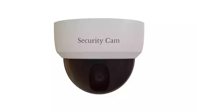 Security Camera 3D model Low-poly 3D model