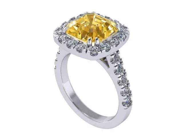 Cushion Ring 102356 3D print model_0