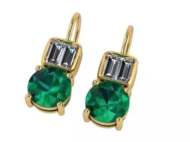 Emerald Earrings